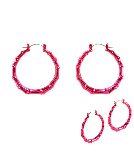 40mm Metal Aluminum Coating Pincatch Earring