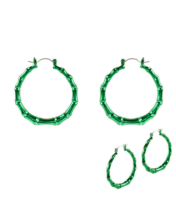 40mm Metal Aluminum Coating Pincatch Earring
