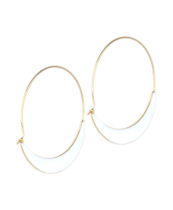 Metal Epoxy Earring