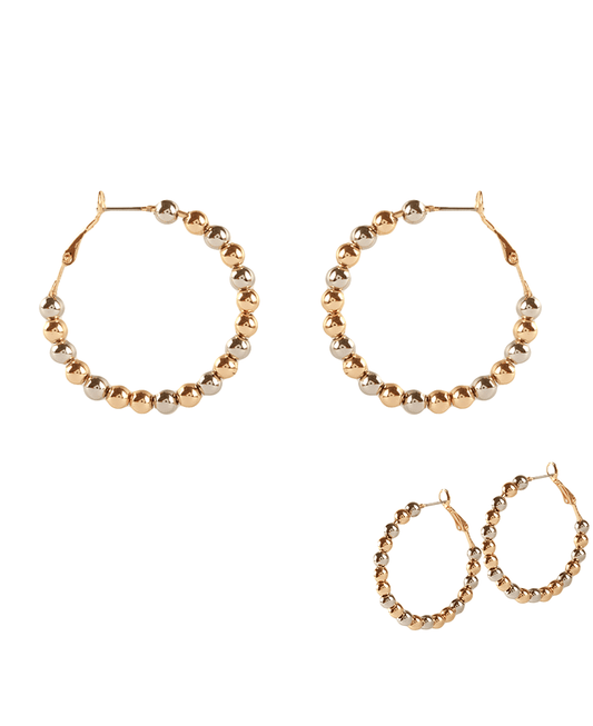CCB Hoop Pincatch 35mm Earring