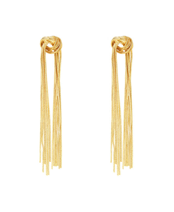 Metal Fringe Earring