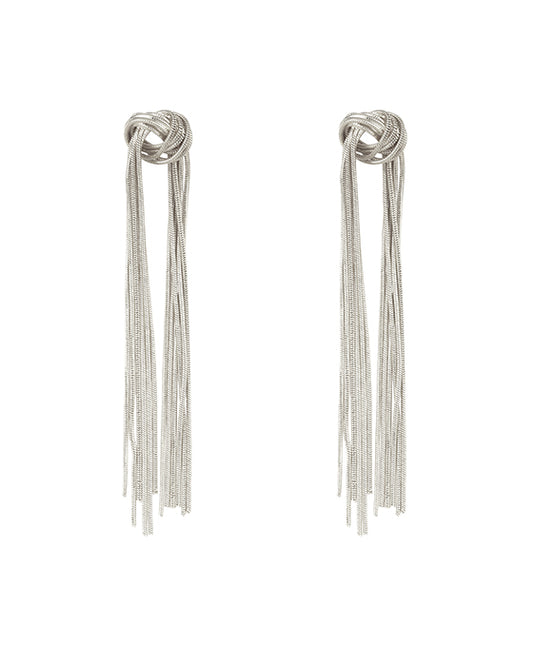 Metal Fringe Earring