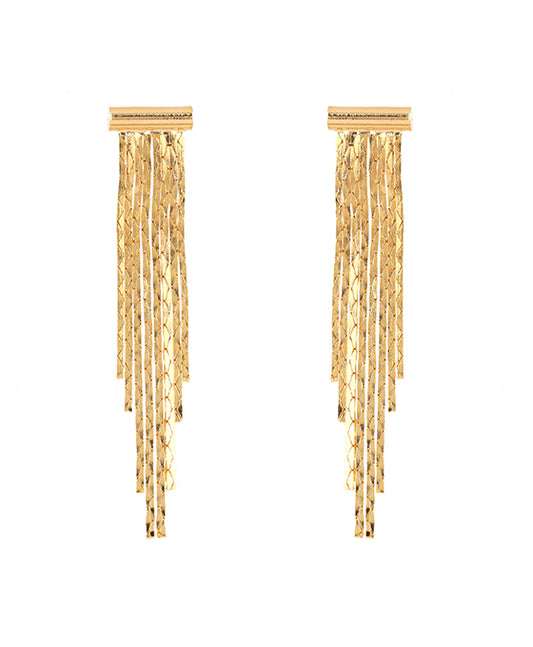 Metal Fringe Earring