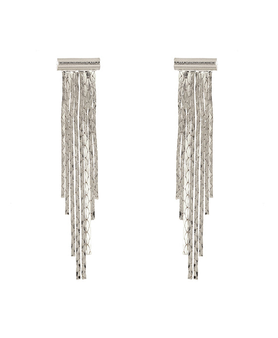 Metal Fringe Earring