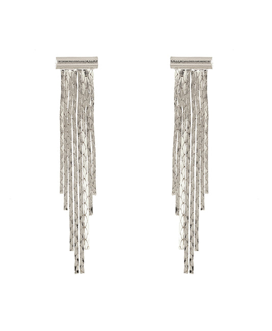 Metal Fringe Earring