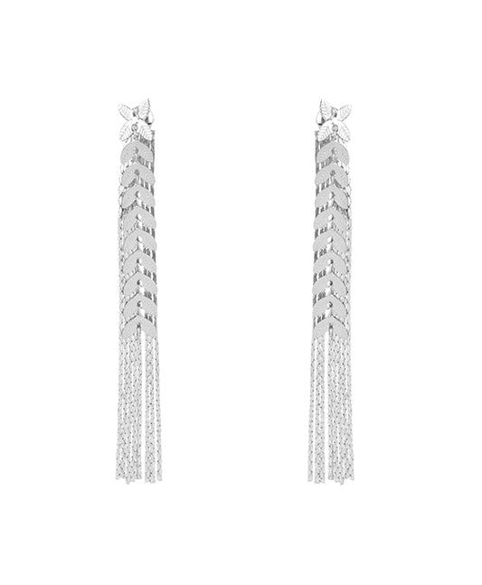 Metal Fringe Earring