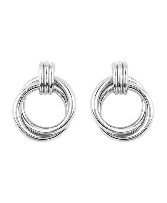 Metal Link Post Earring