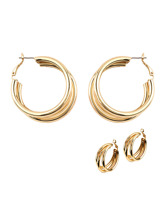 40mm Metal Hoop Earring