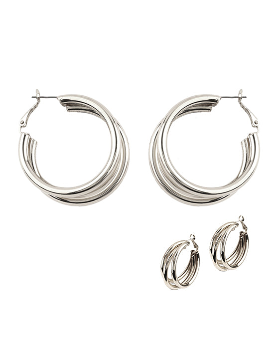 40mm Metal Hoop Earring