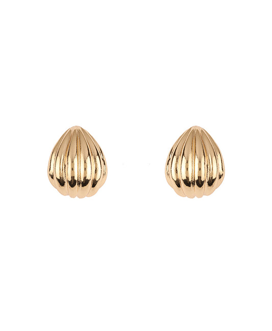 Metal Texture Hoop Earring