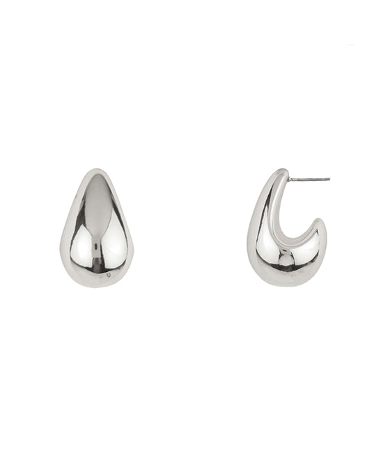 32mm Metal Teardrop Post Earring