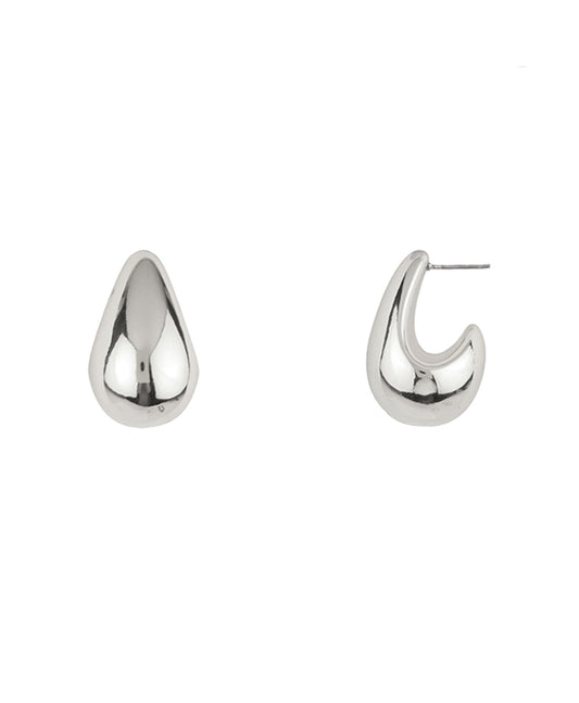 32mm Metal Teardrop Post Earring