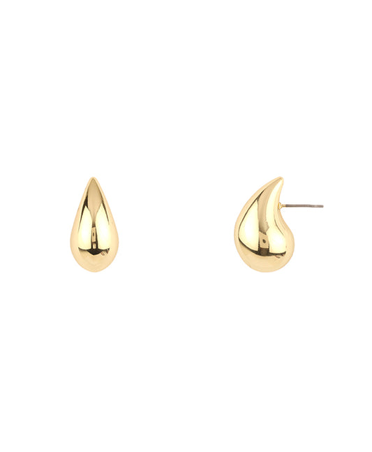25mm Metal Teardrop Post Earring