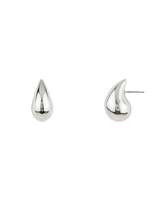 25mm Metal Teardrop Post Earring