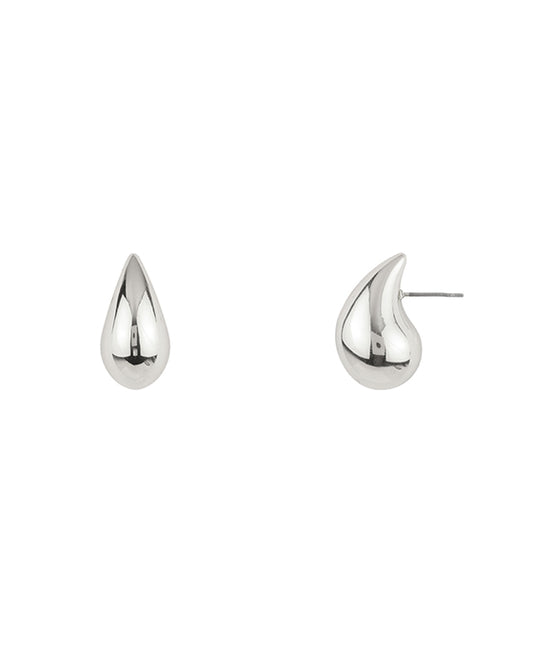25mm Metal Teardrop Post Earring