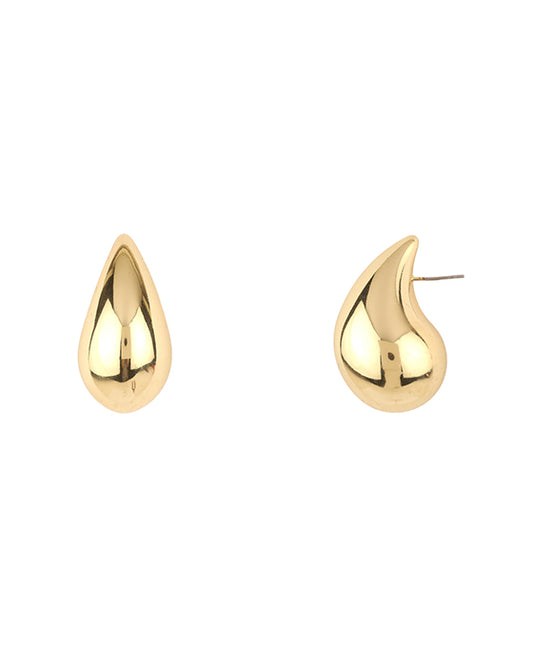 40mm Metal Teardrop Post Earring