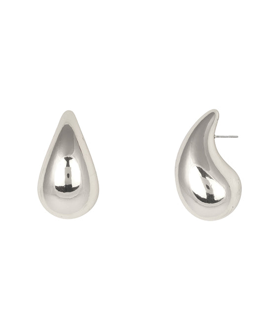 47mm Metal Teardrop Post Earring