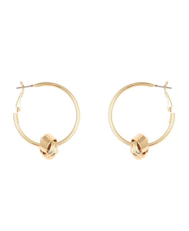 Metal 35mm Hoop Earring
