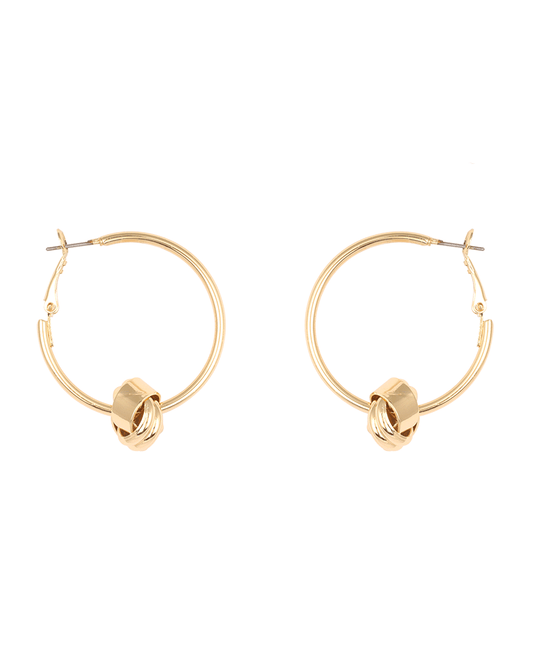Metal 35mm Hoop Earring