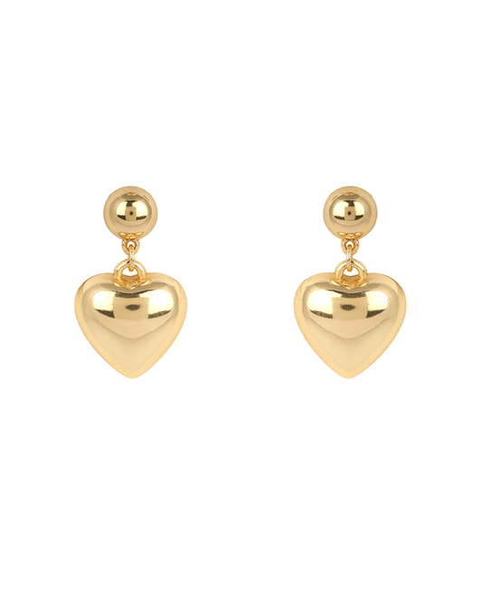 Heart 30mm Post Earring