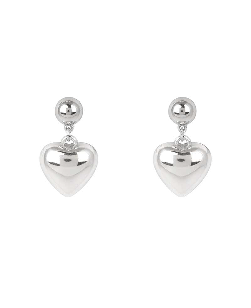Heart 30mm Post Earring