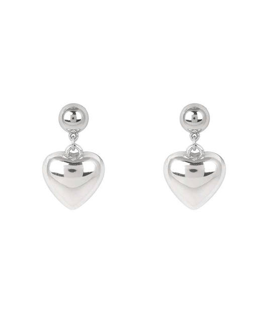 Heart 30mm Post Earring