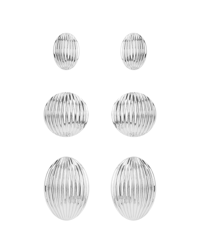 CCB Texture 3 Pair Earring