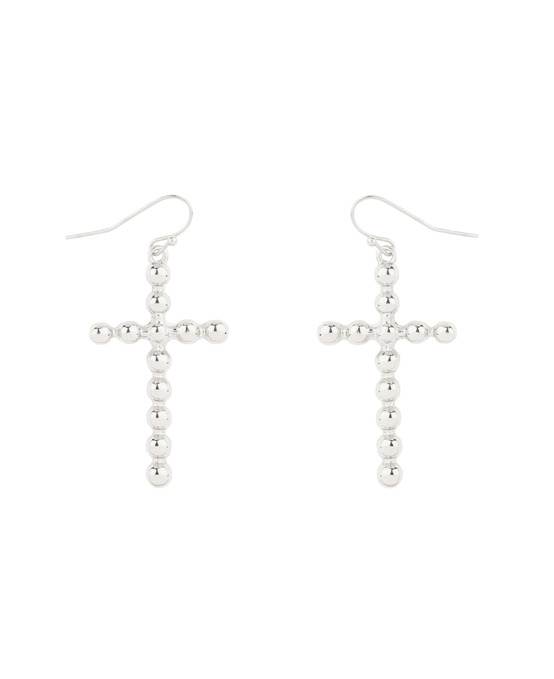 CCB Ball Cross Earring