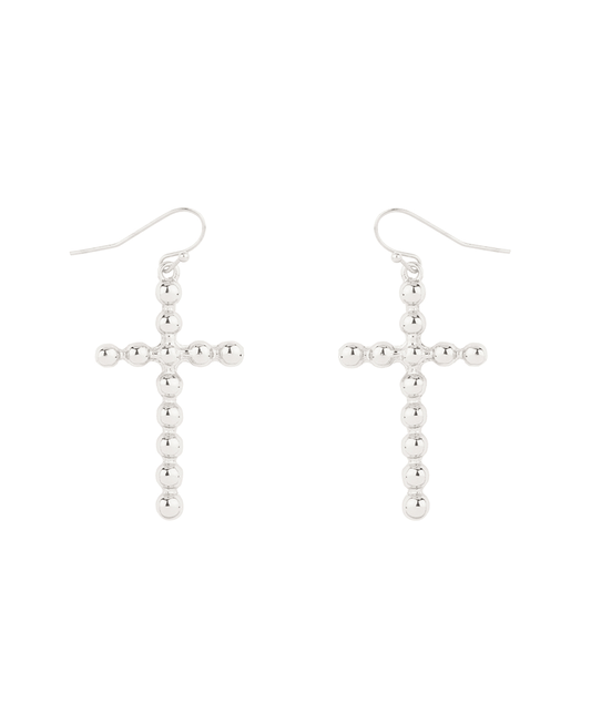 CCB Ball Cross Earring