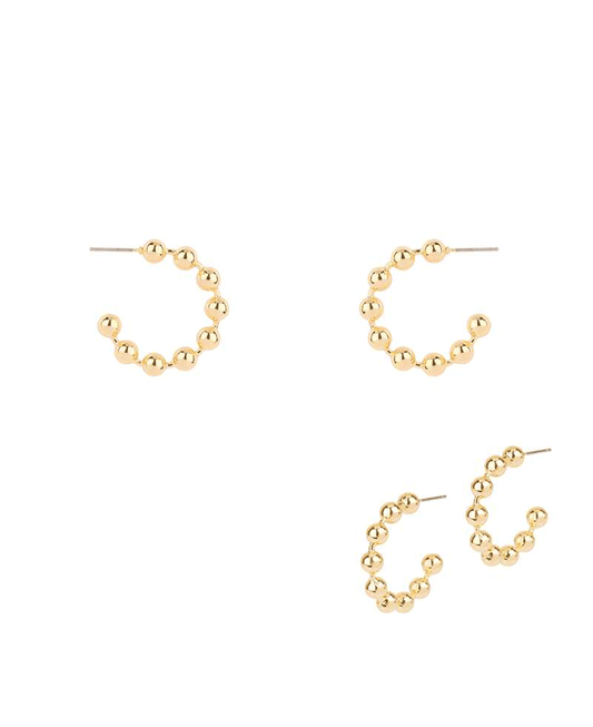 Metal 25mm Hoop Earring