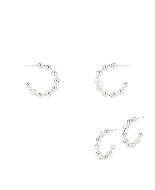 Metal 25mm Hoop Earring