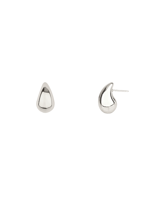 Metal Stainless Steel 32mm Teardrop Post Earring