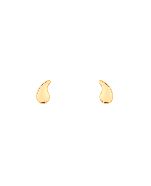 Metal Stainless Steel Teardrop Post Earring