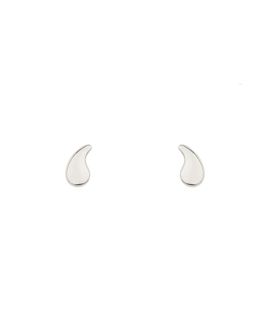 Metal Stainless Steel Teardrop Post Earring