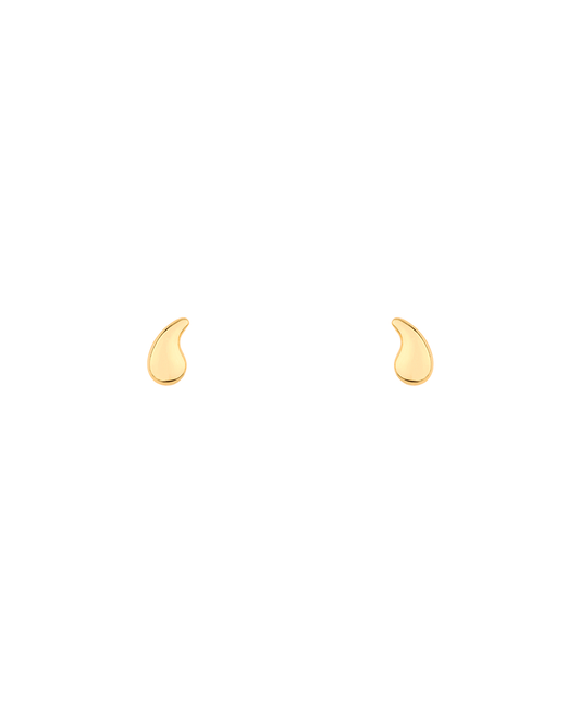 Metal Stainless Steel Teardrop Post Earring