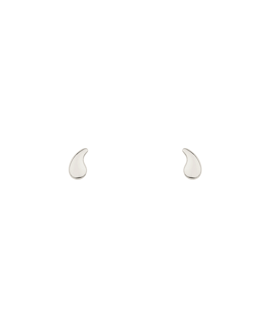 Metal Stainless Steel Teardrop Post Earring