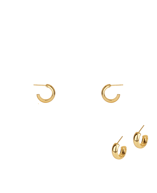 Metal Stainless 16mm Hoop Earring