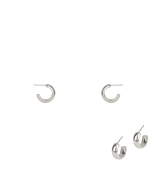 Metal Stainless 16mm Hoop Earring