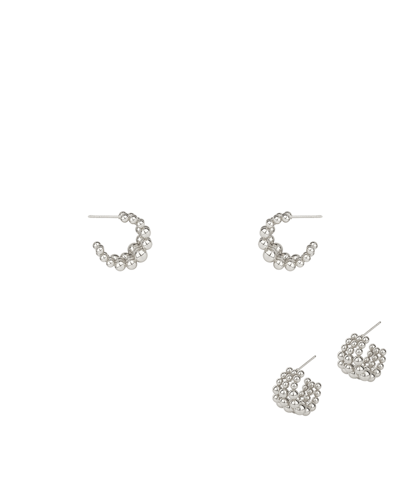 Metal Stainless Steel 20mm Hoop Earring