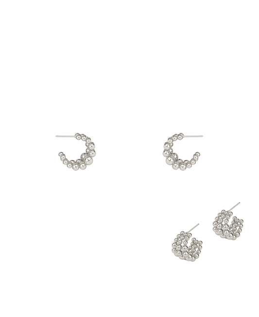 Metal Stainless Steel 20mm Hoop Earring