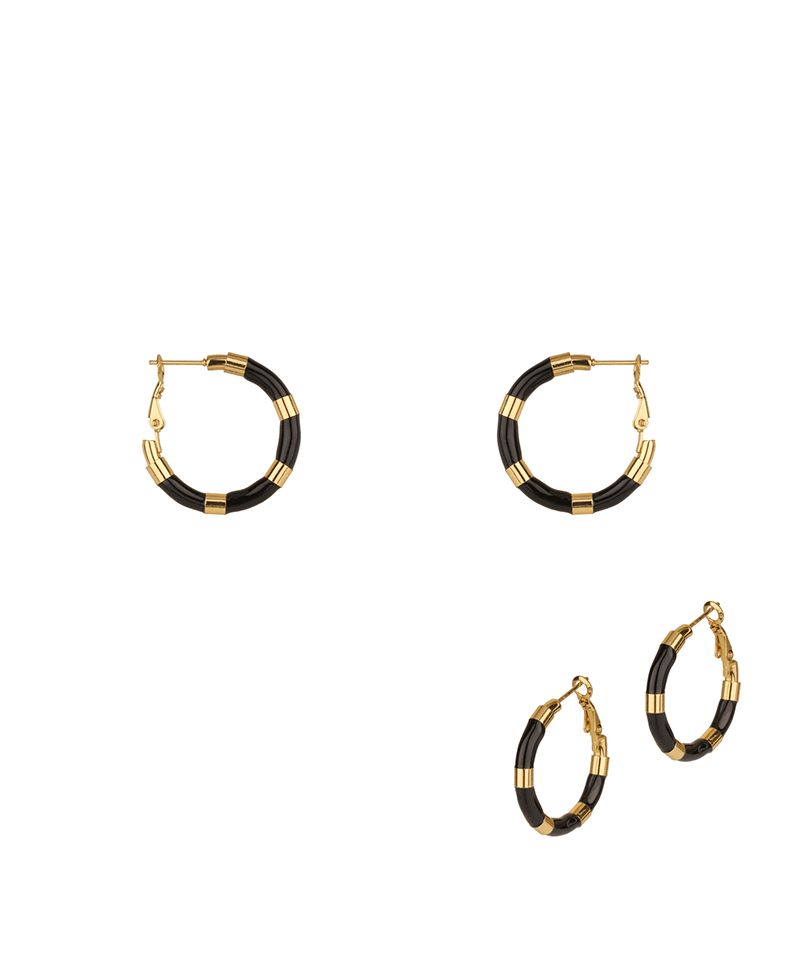 Metal Stainless Color Coating 30mm Hoop Earring