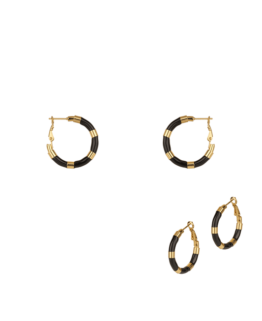Metal Stainless Color Coating 30mm Hoop Earring