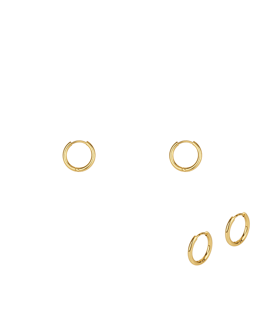 Metal Stainless 16mm Hoop Huggie Earring