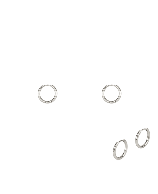 Metal Stainless 16mm Hoop Huggie Earring