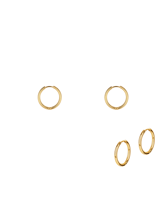 Metal Stainless 20mm Hoop Huggie Earring