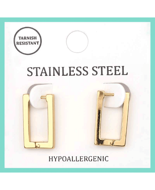 Metal Stainless Hoop Huggie Earring