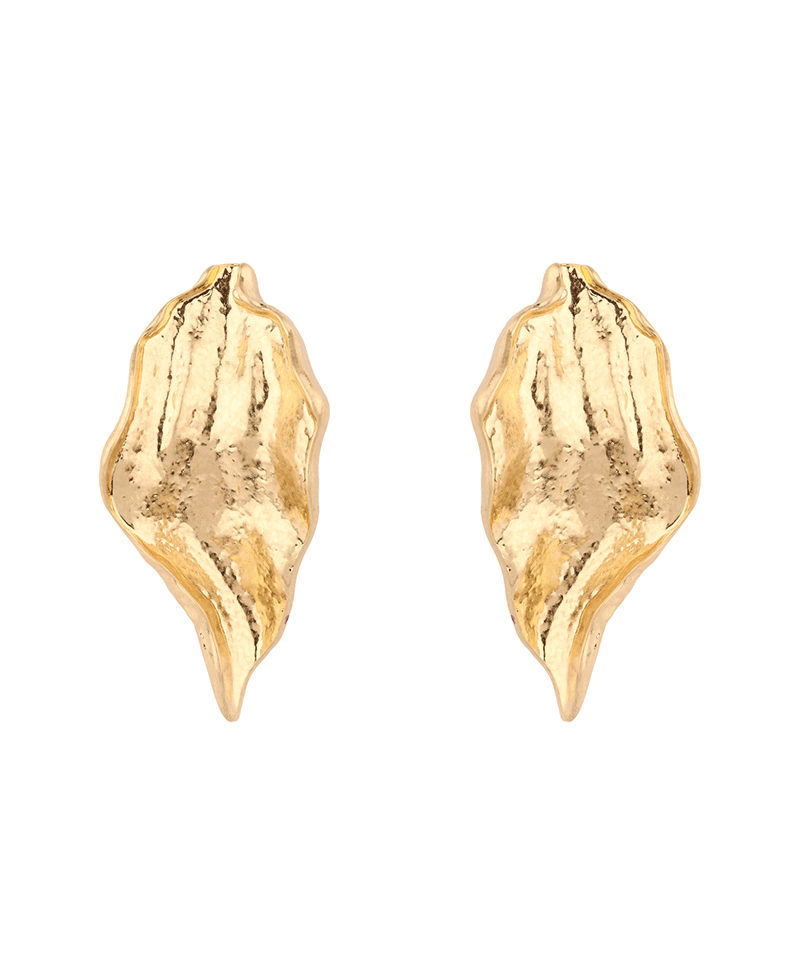Metal Texture Post Earring