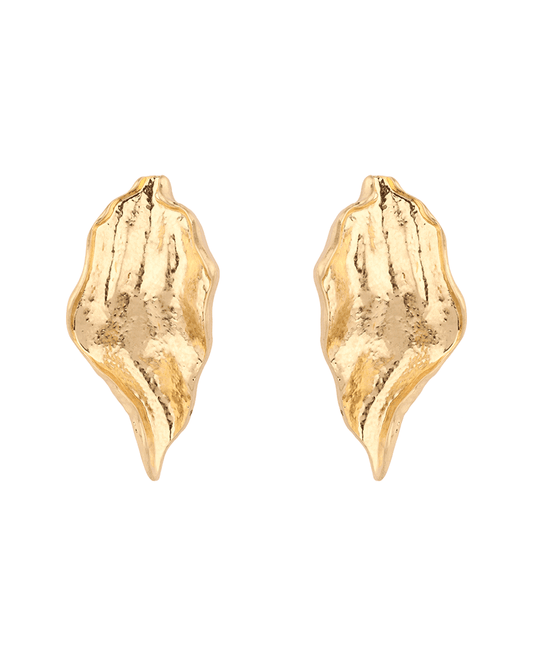Metal Texture Post Earring