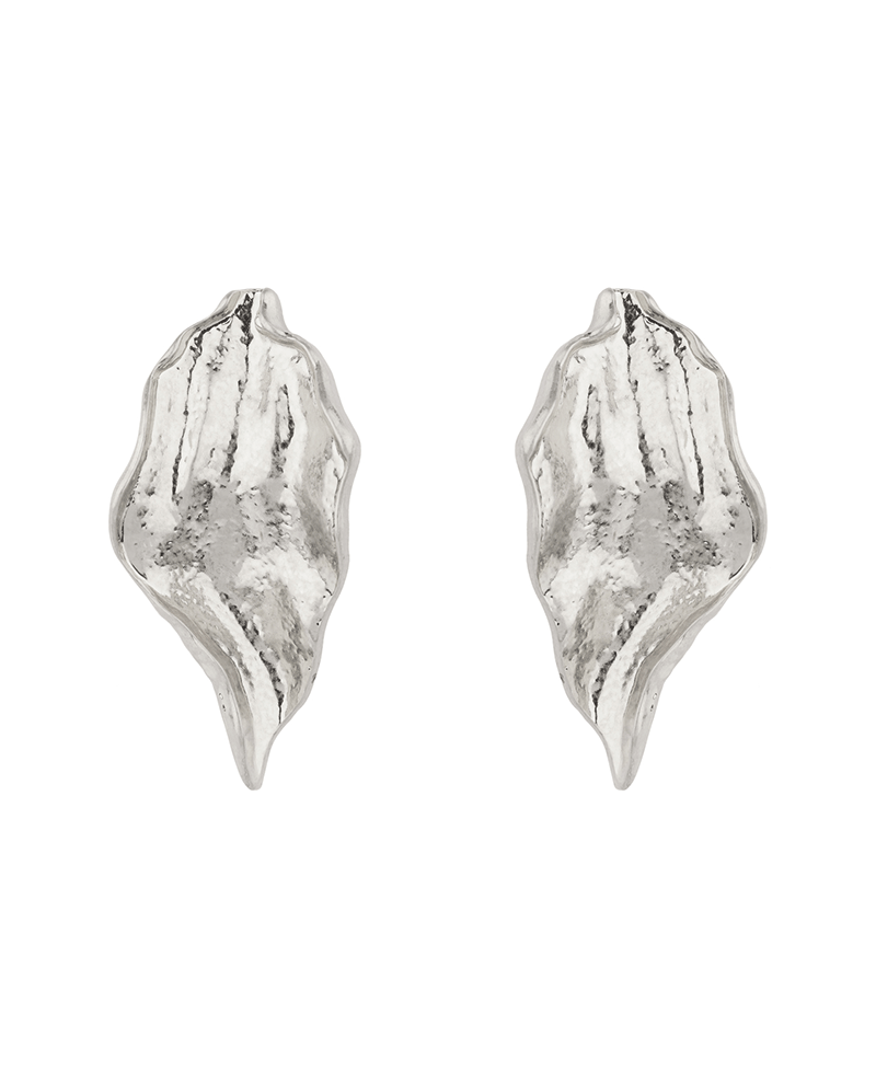 Metal Texture Post Earring