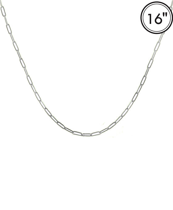 Link Paper Clip Necklace Set